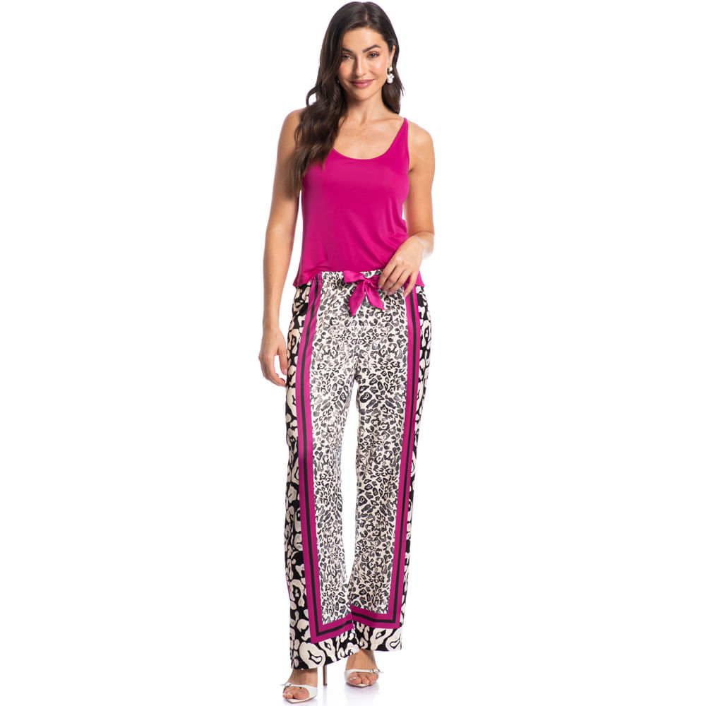Pijama Longo Feminino Luna Onça - Imagem 3 - Mobile