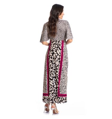 Kaftan Feminino Longo Luna Onça - Imagem 4 - Mobile