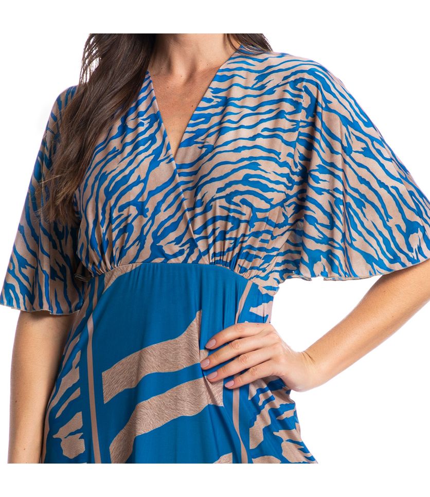 Kaftan Feminino Longo Luna Zebra - Imagem 5 - Desktop