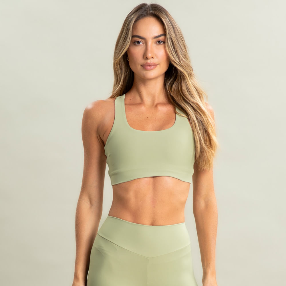 Top Nadador React Vivame Verde - Imagem 1