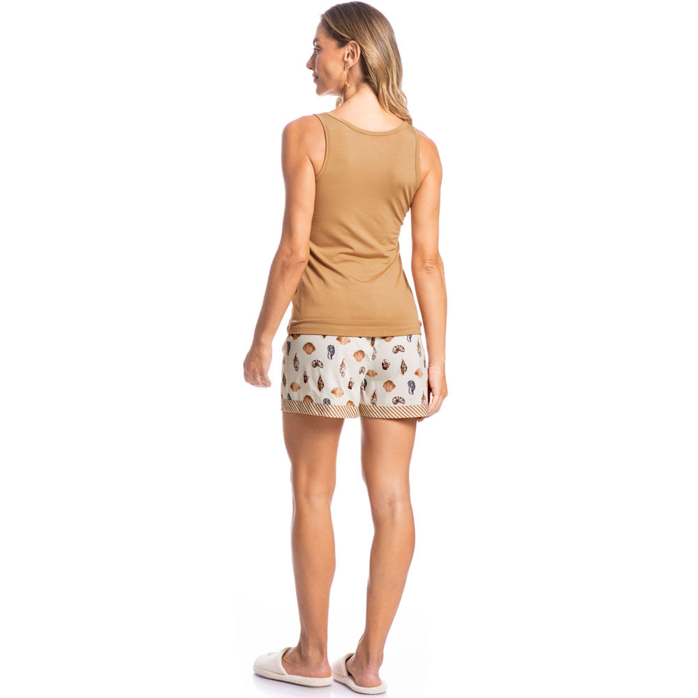 Pijama Curto Regata Larissa - Imagem 4 - Mobile