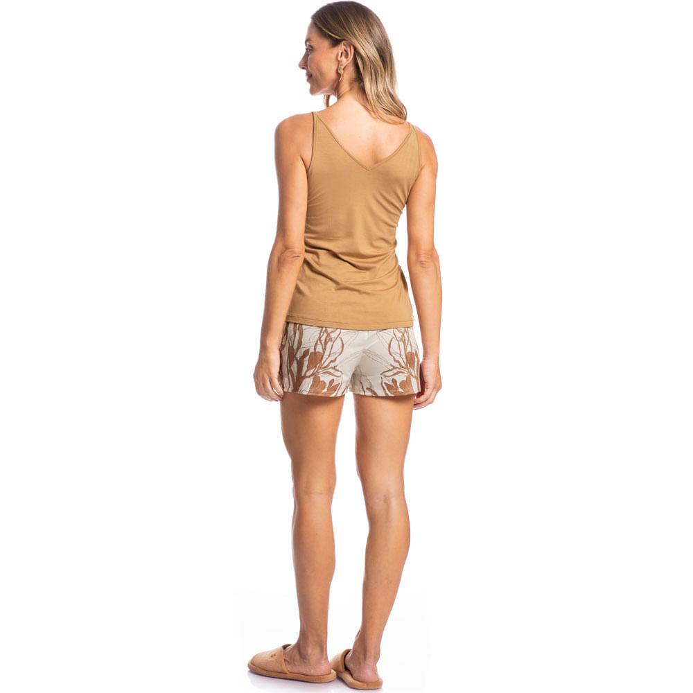 Short Doll Victoria Caramelo - Imagem 4 - Mobile