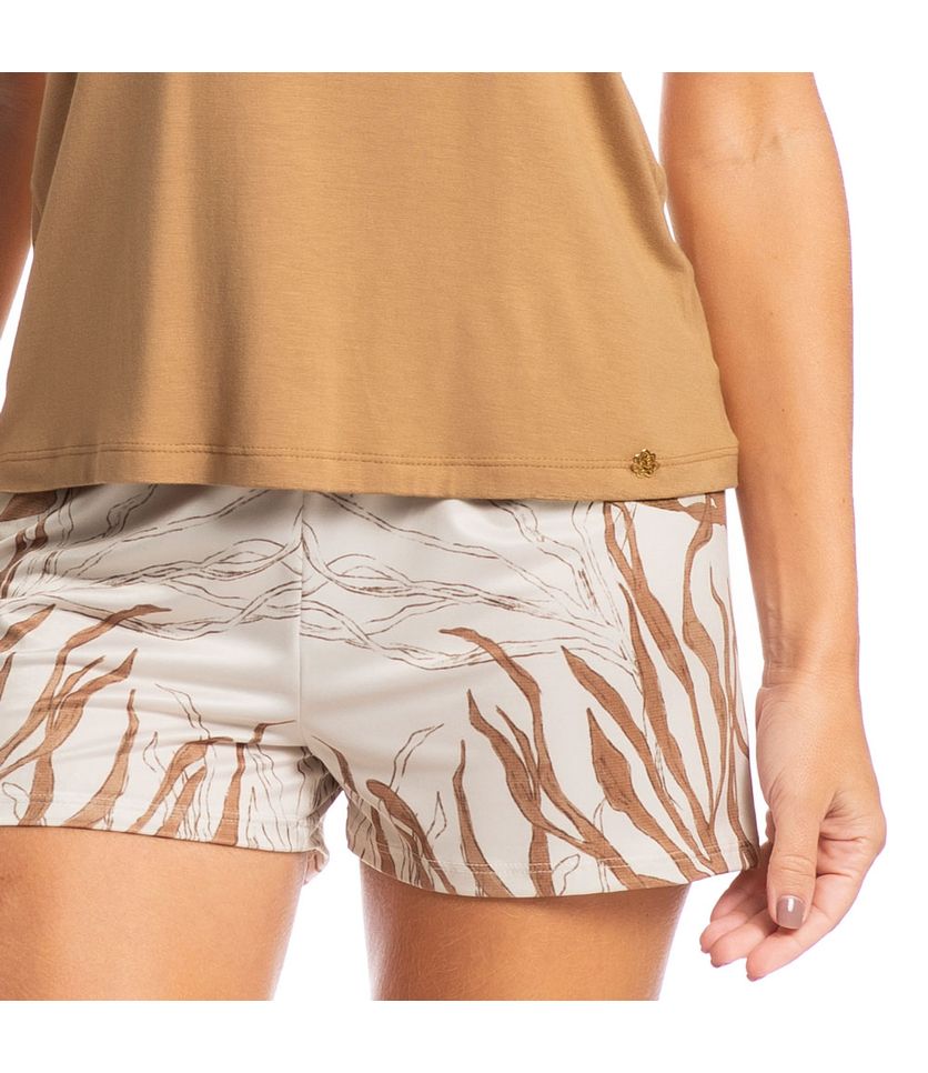 Short Doll Victoria Caramelo - Imagem 5 - Desktop