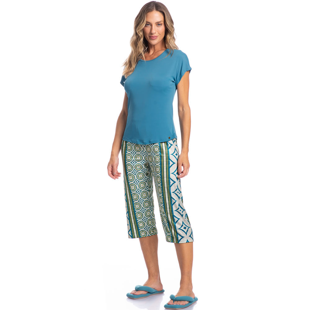 Pijama Feminino Pescador Paola - Imagem 3 - Mobile
