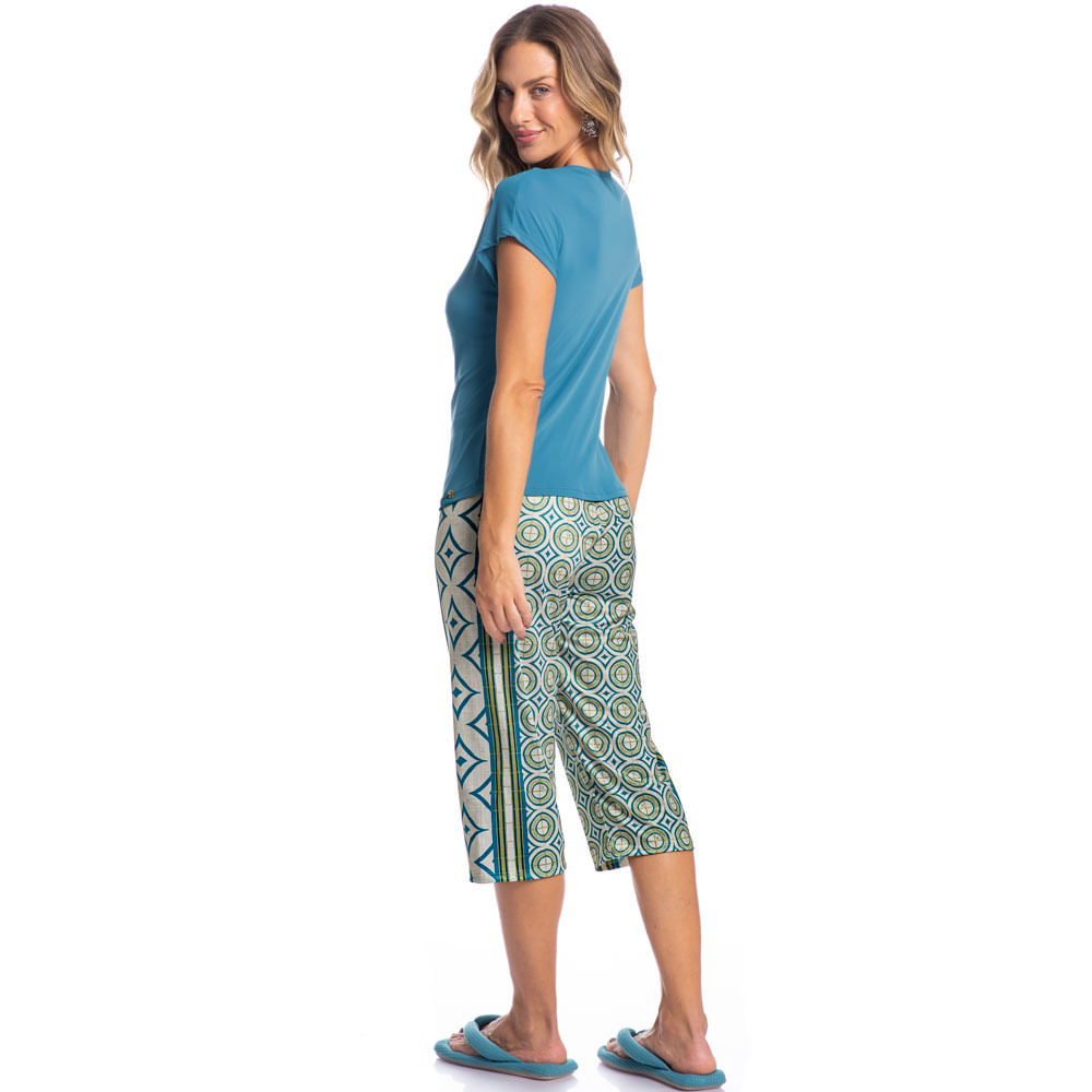 Pijama Feminino Pescador Paola - Imagem 4 - Mobile