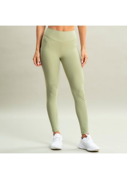 Calça Legging V-shape New React Vivame Verde - Imagem 1