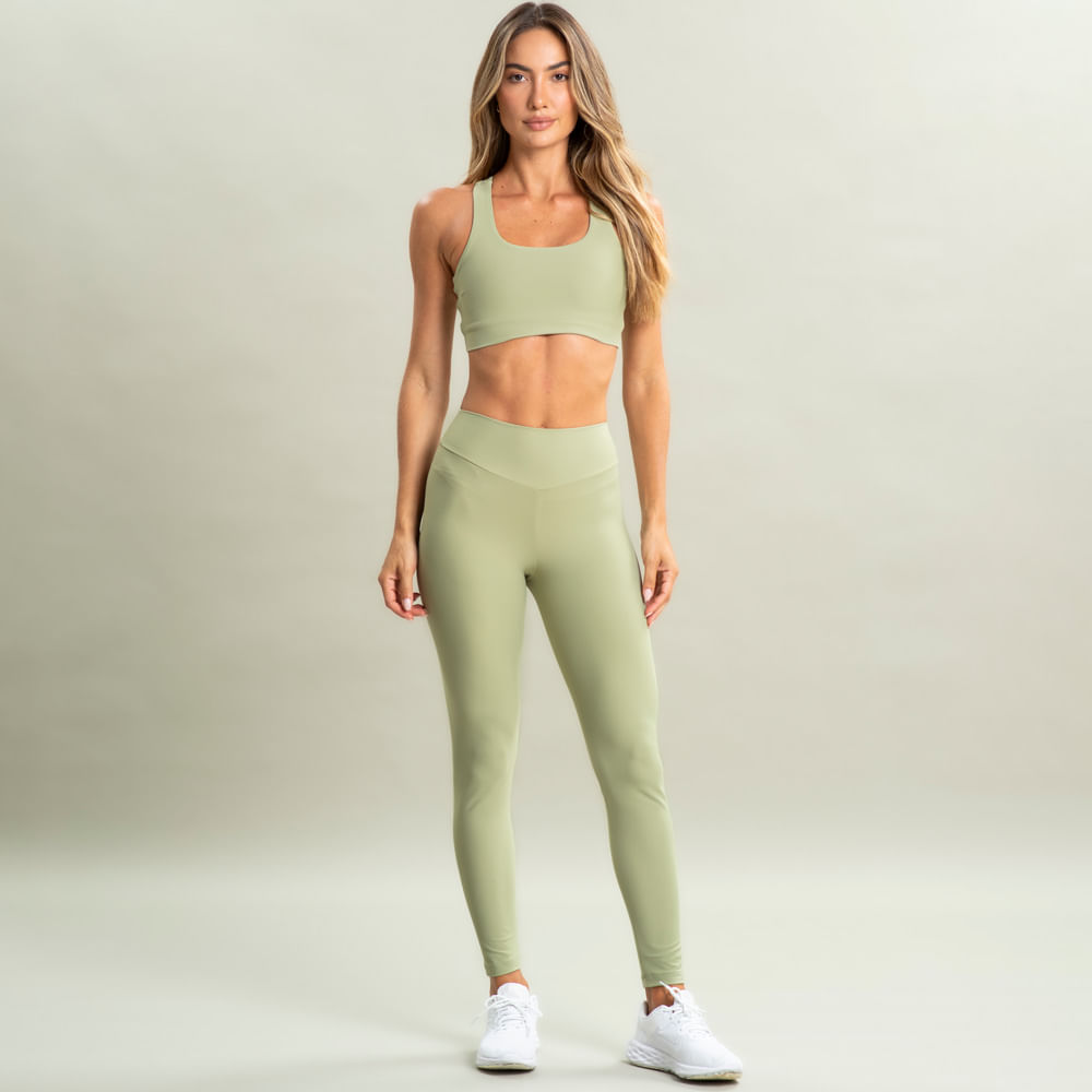 Calça Legging V-shape New React Vivame - Imagem 3 - Mobile