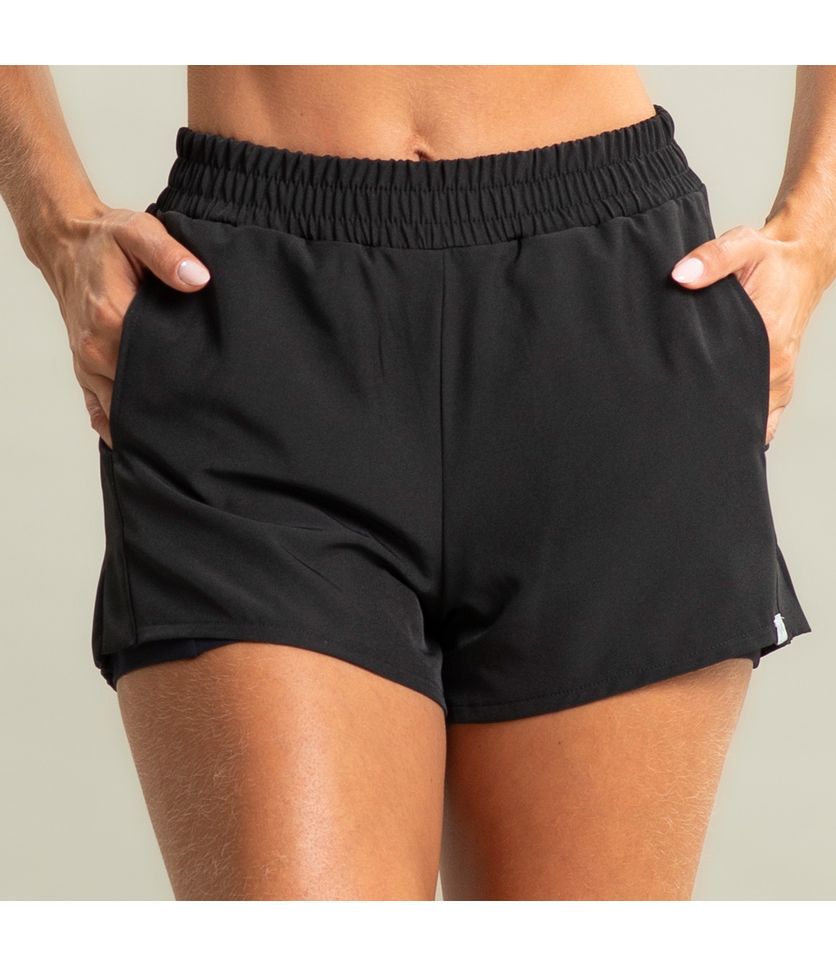 Shorts Duplo Com Bolso Pace Vivame - Imagem 5 - Desktop