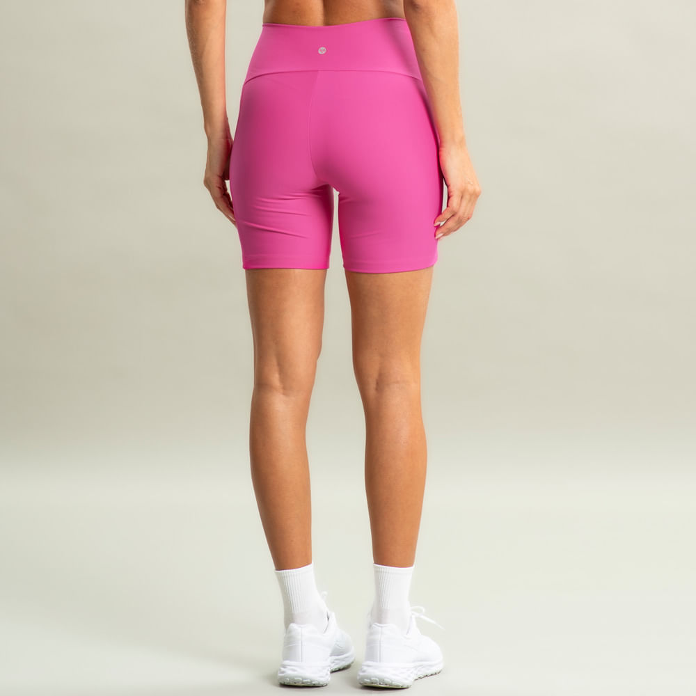 Bermuda Feminina Invisible Slim Shape Heat Vivame Rosa - Imagem 2