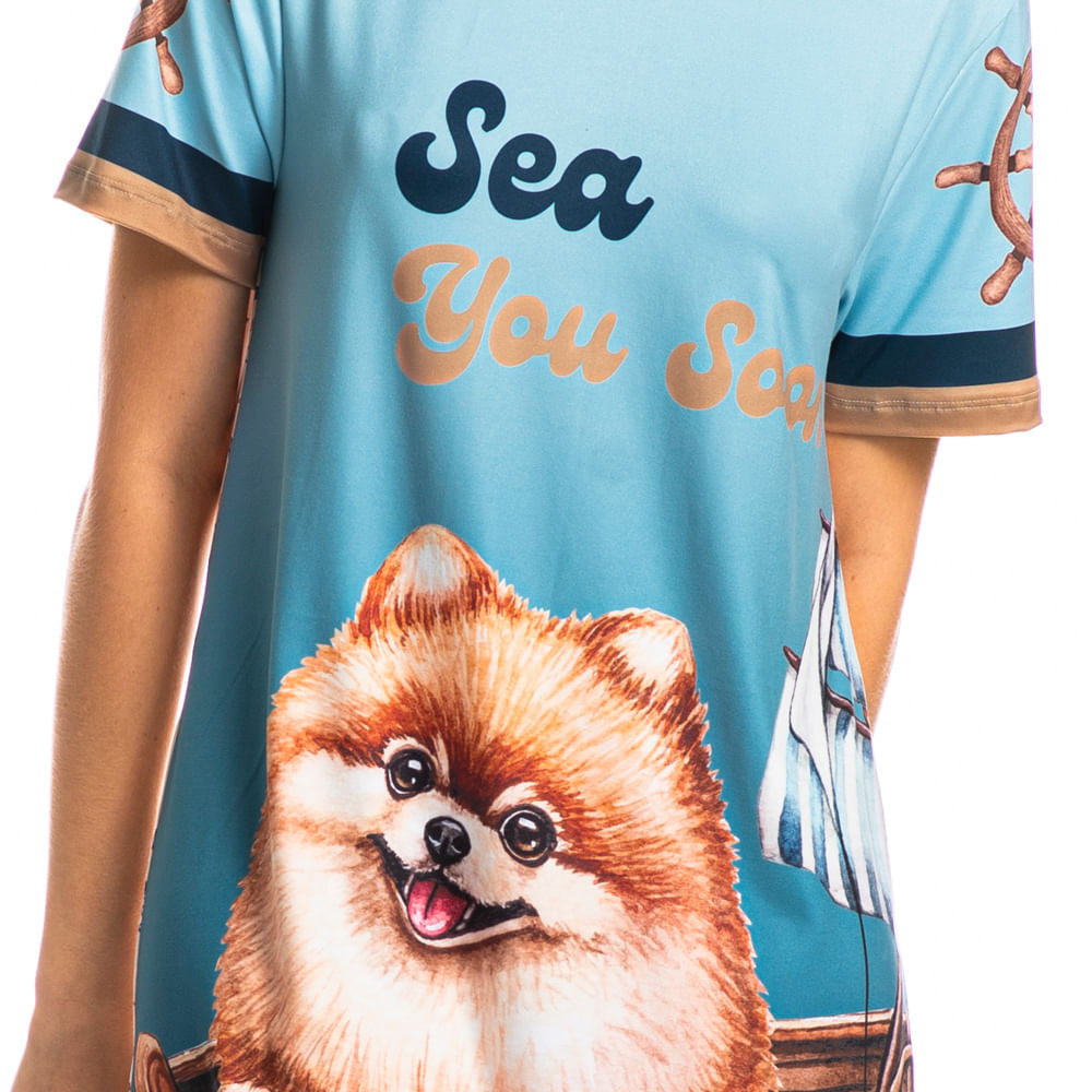 Camisão Curto Nautical - Imagem 5 - Mobile