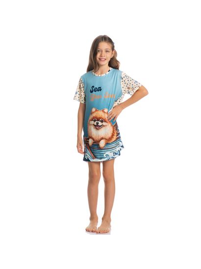 Camisão Curto Infantil Nautical - Imagem 3 - Desktop