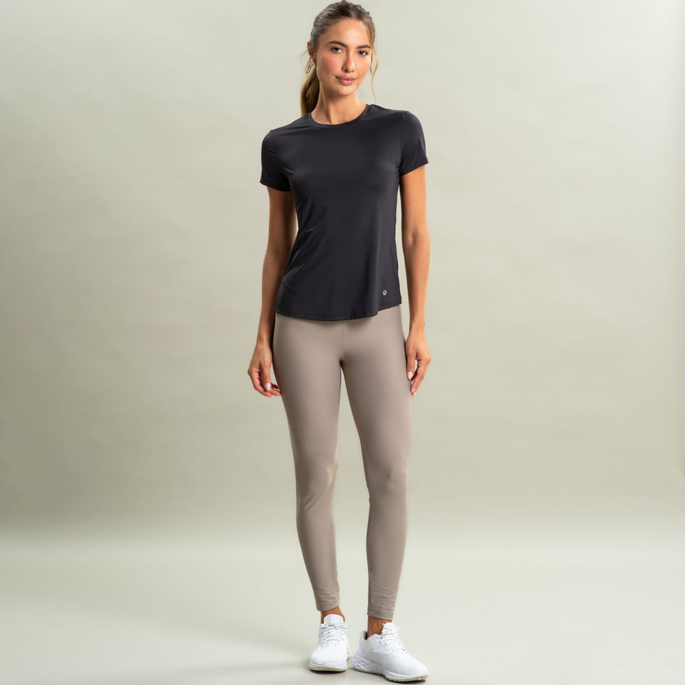 Camiseta Feminina Com Abertura Lateral Racket Vivame - Imagem 3 - Mobile