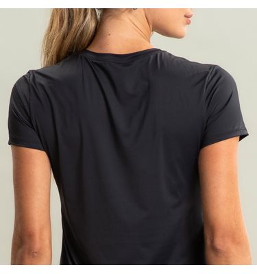 Camiseta Feminina Com Abertura Lateral Racket Vivame - Imagem 5 - Mobile
