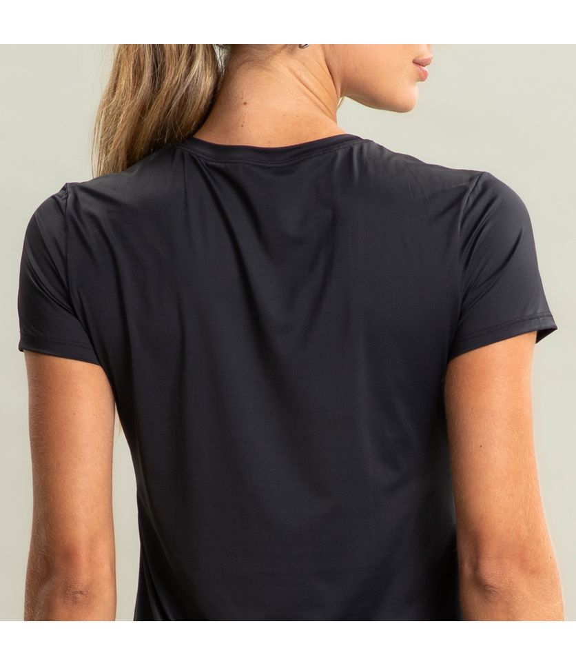 Camiseta Feminina Com Abertura Lateral Racket Vivame - Imagem 5 - Desktop