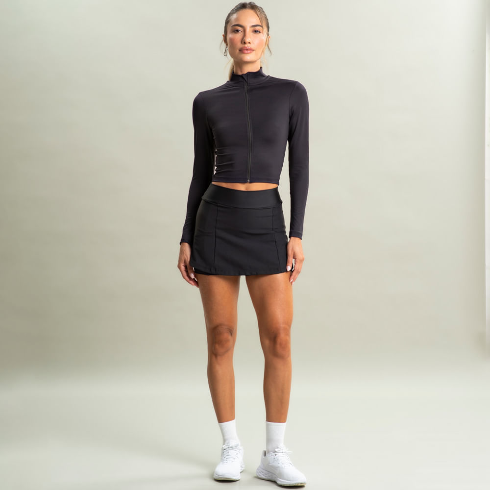 Short Saia  Ajustado Racket Vivame - Imagem 3 - Mobile