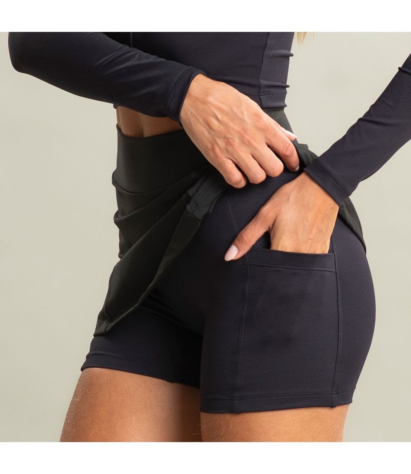 Short Saia  Ajustado Racket Vivame - Imagem 5 - Desktop