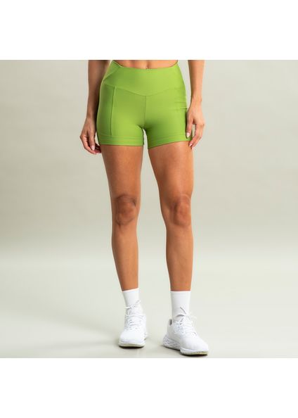 Shorts Curto Curve Shape Com Bolso Blade Vivame Verde - Imagem 1