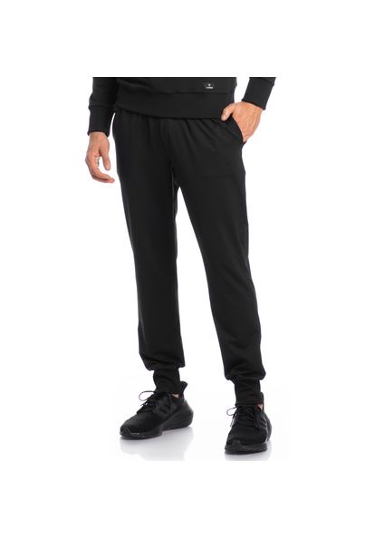 Calça Masculina Térmica Com Punho Caio Tombini Preto - Imagem 1