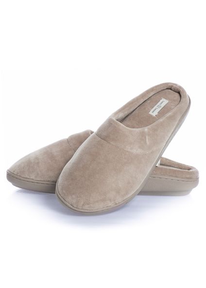 Chinelo Em Plush Rid-f Bege - Imagem 1
