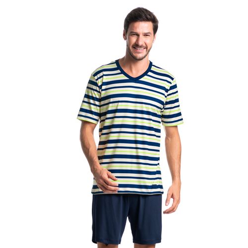 Pijama-Masculino-Curto-Listrado-Jose-Tombini