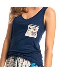 Pijama-Feminino-Curto-Regata-Com-Bolso-Nautical