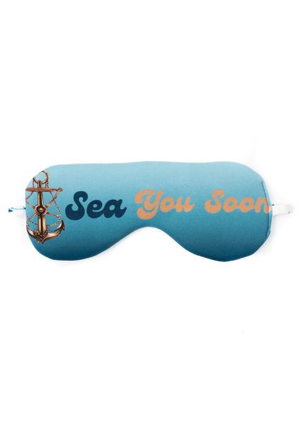 Máscara Para Dormir Nautical Azul-marinho - Imagem 1