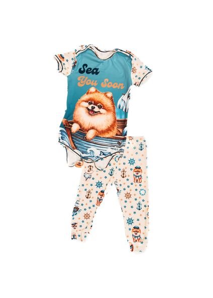 Conjunto Baby Nautical Azul-marinho - Imagem 1