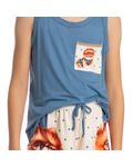 Pijama-Infantil-Curto-Regata-Com-Bolso-Dreams