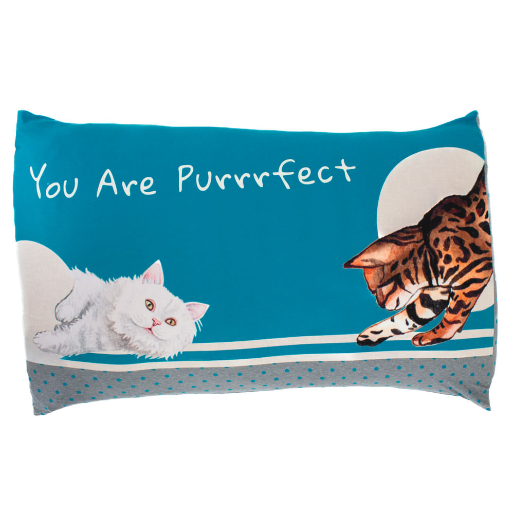 Kit Fronha Cats Azul-2 - Imagem 2