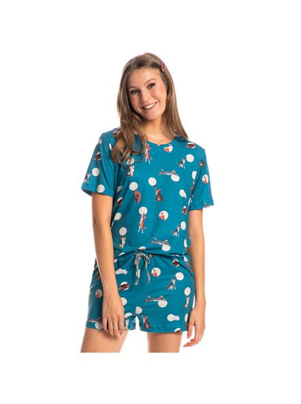 Pijama-Feminino-Curto-Cats