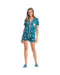 Pijama-Feminino-Curto-Abotoado-Cats-