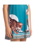 Camisao-Infantil-Curto-Cats