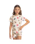 Pijama-Unissex-Infantil-Curto-Vira-Latas