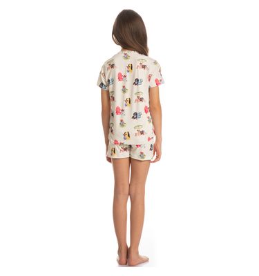 Pijama Unissex Infantil Curto Vira Latas - Imagem 4 - Mobile