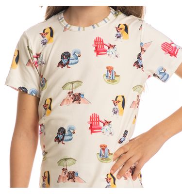 Pijama Unissex Infantil Curto Vira Latas - Imagem 5 - Mobile