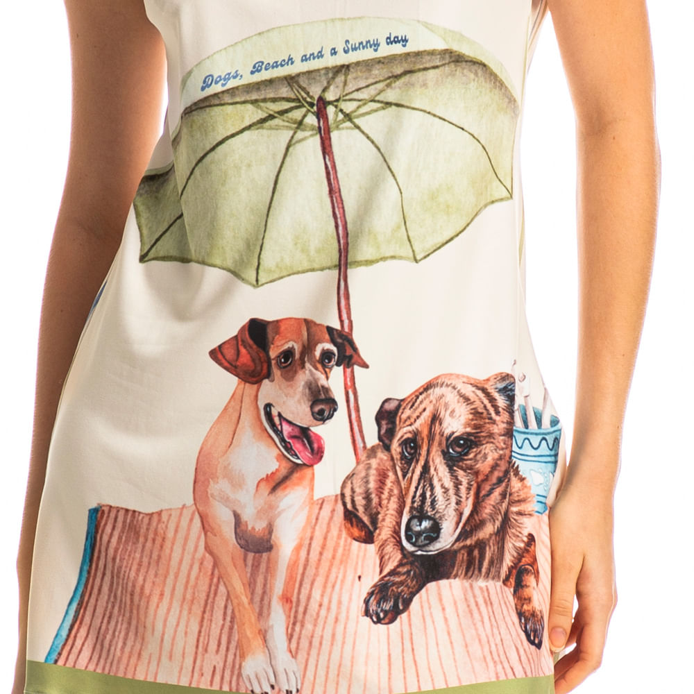 Camisão Feminino Curto Vira Latas - Imagem 5 - Mobile