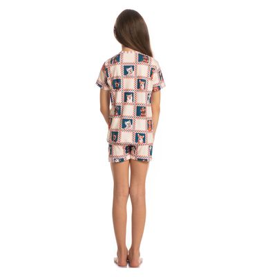 Pijama Unissex Infantil Curto Fun - Imagem 4 - Mobile