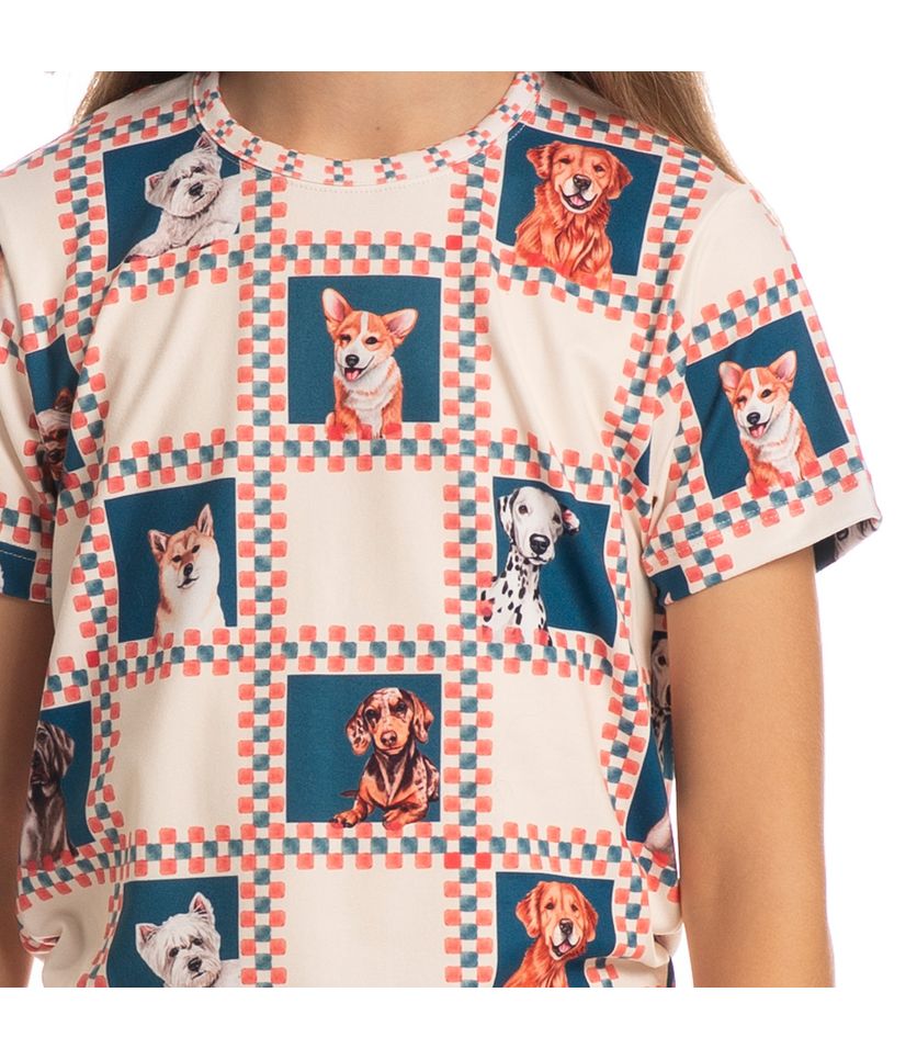 Pijama Unissex Infantil Curto Fun - Imagem 5 - Desktop