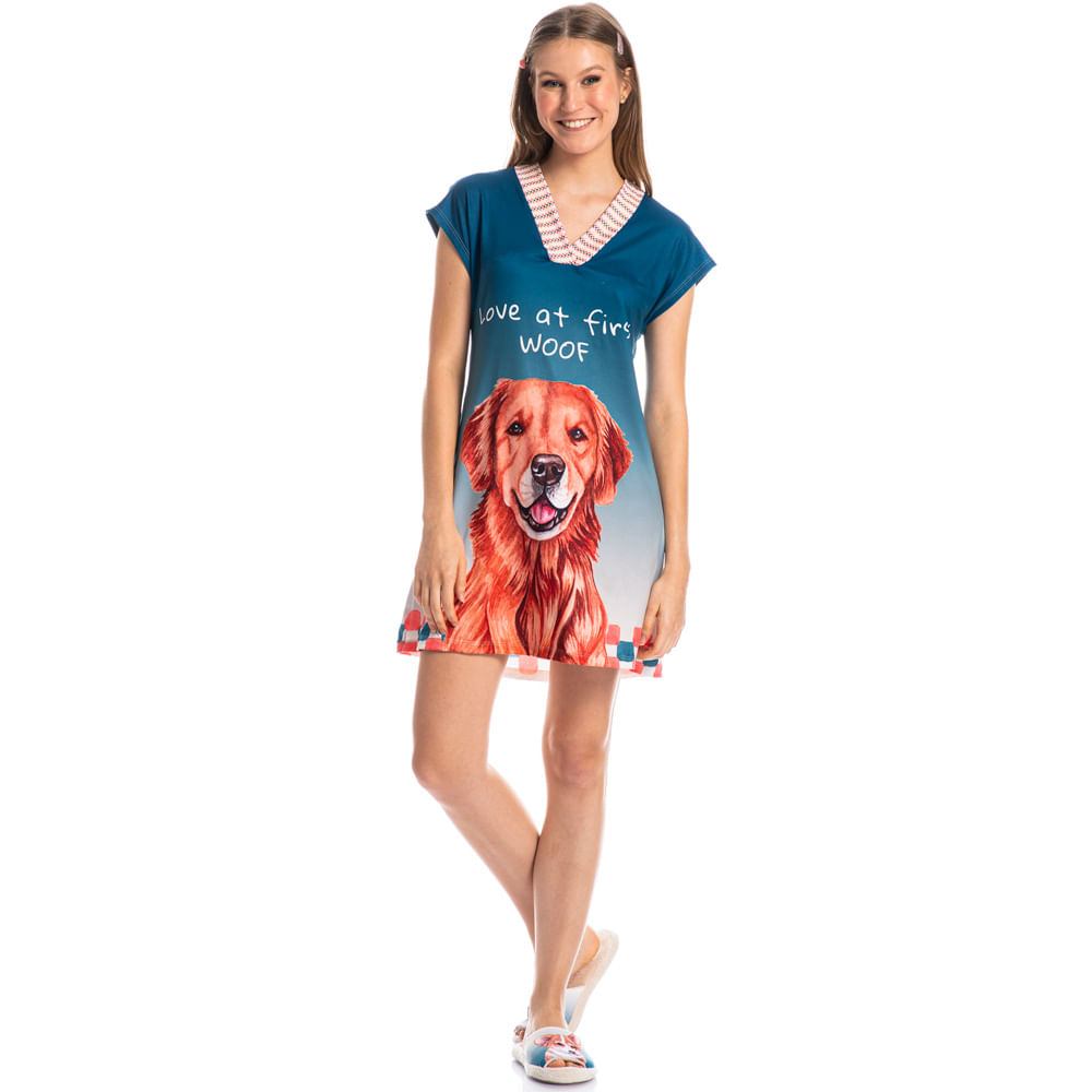 Camisão Feminino Curto Fun - Imagem 3 - Mobile