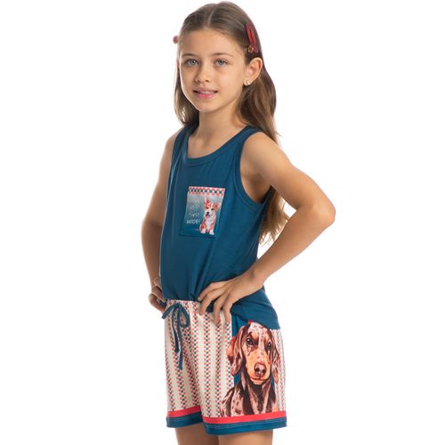 Pijama-Infantil-Curto-Regata-Com-Bolso-Fun