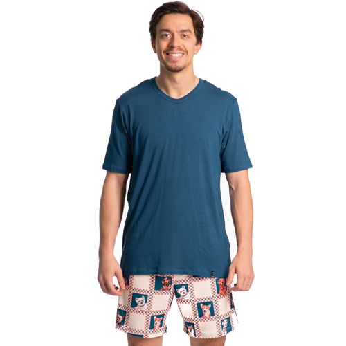 Pijama-Masculino-Curto-Fun