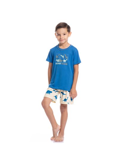 Pijama Masculino Curto Infantil Bambini Tombini - Imagem 3 - Desktop
