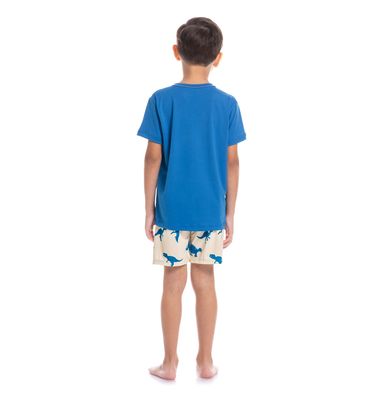 Pijama Masculino Curto Infantil Bambini Tombini - Imagem 4 - Mobile