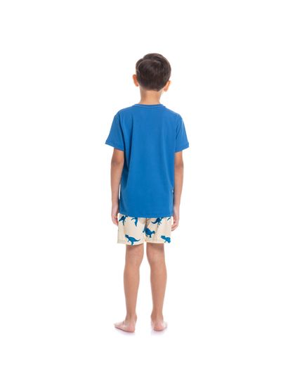 Pijama Masculino Curto Infantil Bambini Tombini - Imagem 4 - Desktop
