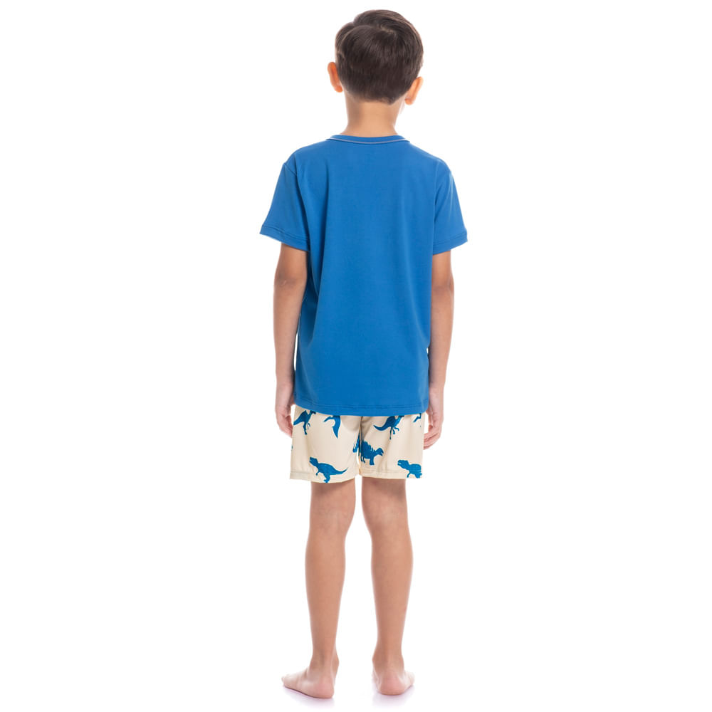 Pijama Masculino Curto Infantil Bambini Tombini - Imagem 4 - Mobile