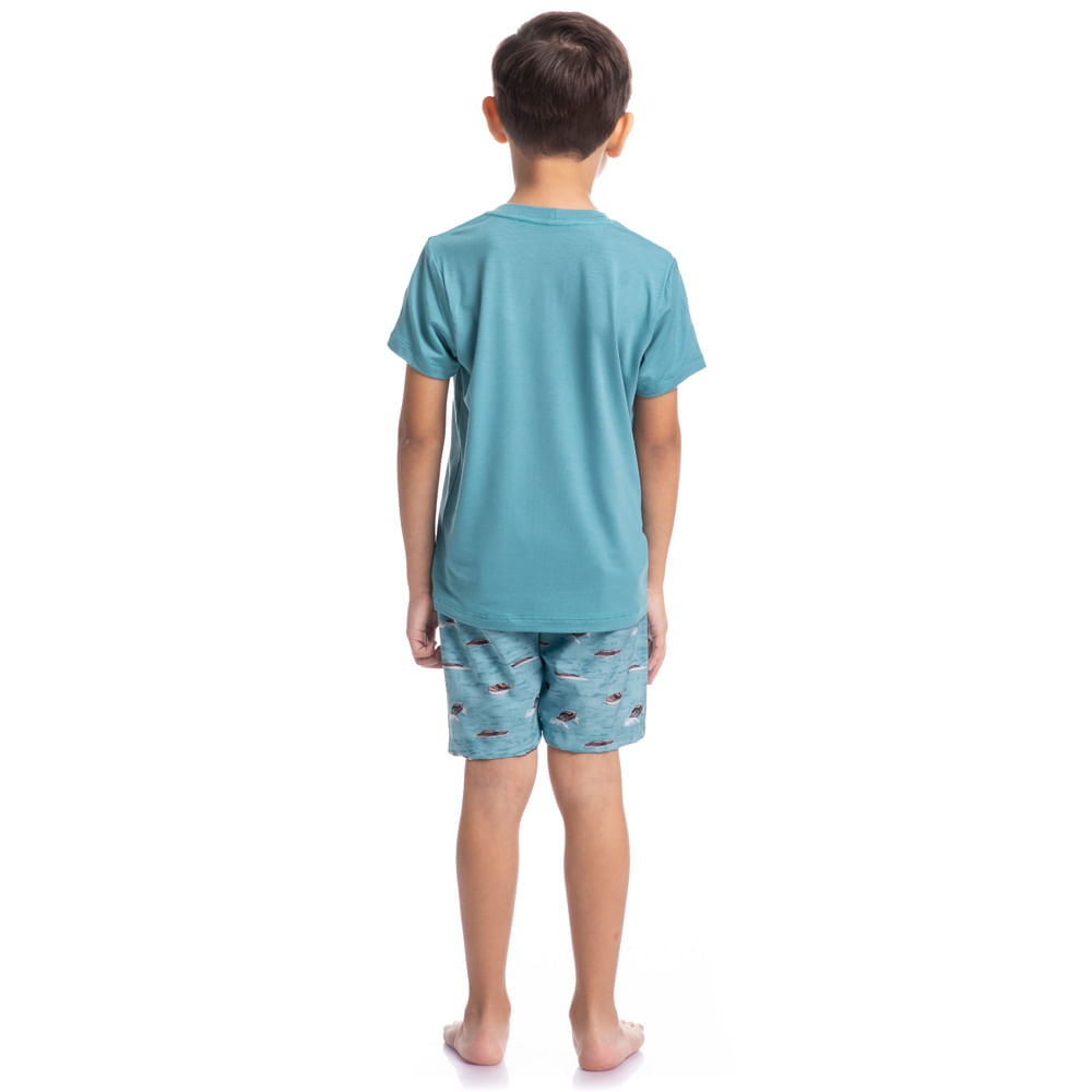 Pijama Masculino Curto Infantil Lorenzo Tombini - Imagem 4 - Mobile