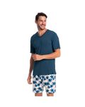 Pijama-Masculino-Curto-Estampado-Clovis-Tombini