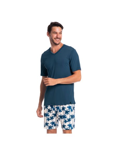 Pijama-Masculino-Curto-Estampado-Clovis-Tombini