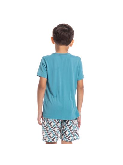 Pijama Infantil Masculino Curto Estampado Clóvis Tombini - Imagem 2 - Desktop