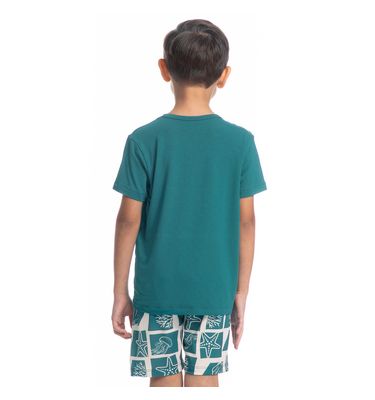 Pijama Infantil Masculino Curto Vicente Tombini - Imagem 2 - Mobile